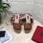 Dolce & Gabbana Calfskin Flat Sliders Brown With DG Millennials Logo 2021