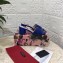 Dolce & Gabbana Heel 6.5cm Calfskin Mules Blue With DG Millennials Logo 2021