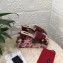 Dolce & Gabbana Heel 6.5cm Calfskin Mules Burgundy With DG Millennials Logo 2021