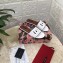 Dolce & Gabbana Calfskin Flat Sliders White With DG Millennials Logo 2021