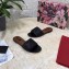 Dolce & Gabbana Calfskin Flat Sliders Black With DG Millennials Logo 2021
