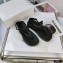 JW Anderson Braided Leather Strap Flatform Sandals Black 2021