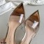 Gianvito Rossi Heel 10cm PVC Elle Mules Transparent Gold