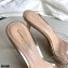 Gianvito Rossi Heel 10cm PVC Elle Mules Transparent Gold