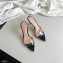 Gianvito Rossi Heel 10cm PVC Elle Mules Transparent Black
