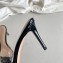 Gianvito Rossi Heel 10cm PVC Elle Mules Transparent Black