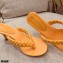 Gianvito Rossi Heel 7.5cm Woven Tropea Thong Sandals Mules Yellow