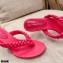 Gianvito Rossi Heel 7.5cm Woven Tropea Thong Sandals Mules Fuchsia