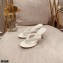 Gianvito Rossi Heel 7.5cm Woven Tropea Thong Sandals Mules White