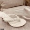 Gianvito Rossi Heel 7.5cm Woven Tropea Thong Sandals Mules White