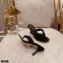 Gianvito Rossi Heel 7.5cm Woven Tropea Thong Sandals Mules Black
