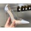 Gianvito Rossi Heel 10cm Plexi Pumps Silver