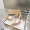 Gianvito Rossi Heel 10cm Plexi Pumps Patent Nude