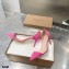 Gianvito Rossi Heel 7cm Plexi Pumps Suede Fuchsia