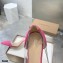 Gianvito Rossi Heel 7cm Plexi Pumps Suede Fuchsia