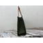 Celine Squared Cabas Tote Bag in Textile and Calfskin Army Green 2021