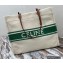 Celine Squared Cabas Tote Bag in "Plein soleil" Textile and Calfskin Blue 2021