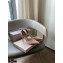 Jimmy Choo Heel 8.5cm TALIKA Pumps Glitter Pink with Ankel Strap and Crystal Chain 2021