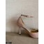 Jimmy Choo Heel 8.5cm TALIKA Pumps Glitter Pink with Ankel Strap and Crystal Chain 2021