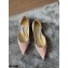 Jimmy Choo TRUDE Flats Glitter Pink with Crystal Chain 2021