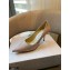 Jimmy Choo Heel 8.5cm Love Pumps Crystal Covered Suede Nude Pink 2021