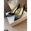 Jimmy Choo Heel 8.5cm Love Pumps Crystal Covered Suede Black 2021