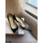 Jimmy Choo Heel 8.5cm Love Pumps Crystal Covered Suede Black 2021
