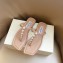 Jimmy Choo Alaina Flats Nude with Pearl Embellishment 2021