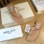 Jimmy Choo Alaina Flats Nude with Pearl Embellishment 2021