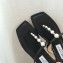 Jimmy Choo Alaina Flats Black with Pearl Embellishment 2021