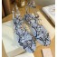 Jimmy Choo Alodie Flats Snake Printed Leather Sandals Blue 2021