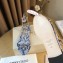 Jimmy Choo Alodie Flats Snake Printed Leather Sandals Blue 2021