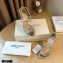 Jimmy Choo Heel 10.5cm EMSY Sandals Glitter Silver 2021