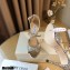 Jimmy Choo Heel 10.5cm EMSY Sandals Glitter Silver 2021