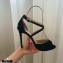 Jimmy Choo Heel 10.5cm EMSY Sandals Suede Black 2021