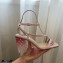 Jimmy Choo Plexi Heel 8.5cm ART Sandals Pink 2021