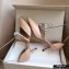 Jimmy Choo Heel 6.5cm Aurelie Pointed Pumps Patent Nude with Pearl Embellishment 2021