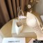 Jimmy Choo Heel 6.5cm Aurelie Pointed Pumps Patent White with Pearl Embellishment 2021