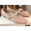 Jimmy Choo Ade Flats Suede Nude with Pearl Embellishment 2021