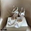 Jimmy Choo Heel 11.5cm Platform 3cm SACARIA/PF Sandals White Satin with All-Over Pearl Embellishment 2021