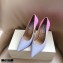 Jimmy Choo Heel 10.5cm ROMY Pointed-Toe Pumps Satin with Crystal Hotfix Embellishment 2021