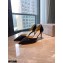 Jimmy Choo Heel 6.5cm ESTHER Pointed Pumps Glitter Black 2021