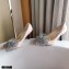 Jimmy Choo Heel 8.5cm SEKA Pumps Nude with Crystal Bow Clasp 2021
