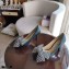Jimmy Choo Heel 8.5cm SEKA Pumps Black with Crystal Bow Clasp 2021