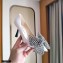 Jimmy Choo Heel 8.5cm SEKA Pumps White with Crystal Bow Clasp 2021