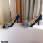 Jimmy Choo Heel 8.5cm SEKA Pumps Suede Black with Crystal Bow Clasp 2021