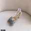 Jimmy Choo Heel 8.5cm MANA Sandals Suede Nude with Crystal Bow Clasp 2021