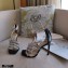 Jimmy Choo Heel 8.5cm Josefine Sandals Black with Crystal Embellishment 2021