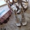 Jimmy Choo Heel 8.5cm Josefine Sandals White with Crystal Embellishment 2021