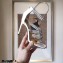 Jimmy Choo Heel 8.5cm Josefine Sandals White with Crystal Embellishment 2021